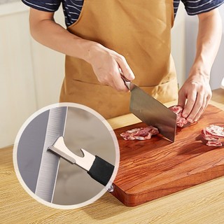Máy mài nhanh cầm tay Mini - Kéo đá mài cầm tay bằng thép hợp kim có nắp Dụng cụ cạo nhà trong vườn