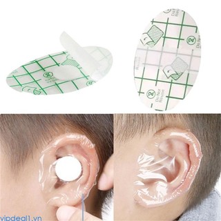 Vipdeal1 Bộ 100 40 20 Miếng Dán Bảo Vệ Tai Chống Thấm Nước Cho Trẻ Tập Đi Bịt Tai Cho Trẻ Em Tắm Và