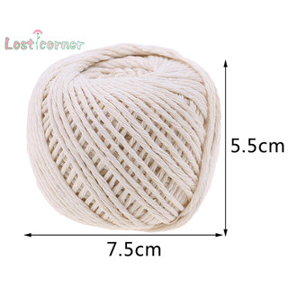 [Lostcorner] 1Roll 229 feet Dây buộc thịt bò bằng vải Cotton dành cho đồ ăn Thổ Nhĩ Kỳ Dây buộc thịt nướng [Mới]