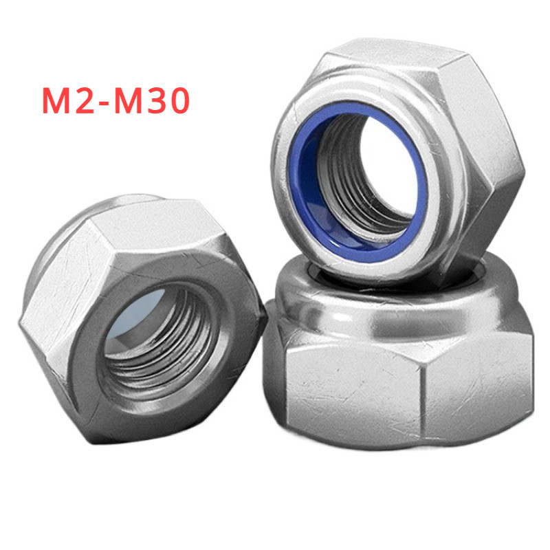 [Yhm1] Tán Keo Chống Tháo Inox 304/Đai ốc khóa inox 304 đầu PVC M2-M30 ...
