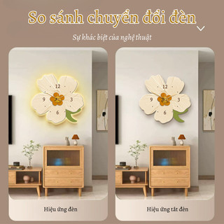 Đồng Hồ Treo Tường Phong Cách Hiện Đại Myd.23 Đồng Hồ Chạy Bằng Pin, Chất Liệu Nhựa Cao Cấp Bền Bỉ