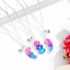 GUSTAVA 3 Chiếc Phù Hợp Với Trái Tim Mặt Dây Chuyền Vòng Cổ, Hợp Kim Dễ Thương BFF Dây Chuyền, Tình Bạn Tình Bạn Trang Sức Hoạt Hình Nhỏ Giọt Vòng Cổ Trái Tim