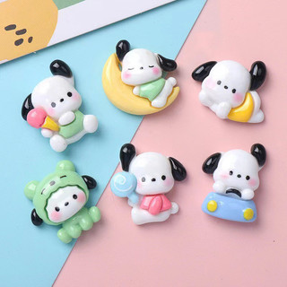 1 Chiếc Hoạt Hình Pochacco 3D Dán Kem Keo Tự Làm Chất Liệu Phụ Kiện Nhựa Trang Sức Cho Vỏ Điện Thoại Cốc Nước Quạt Nhỏ