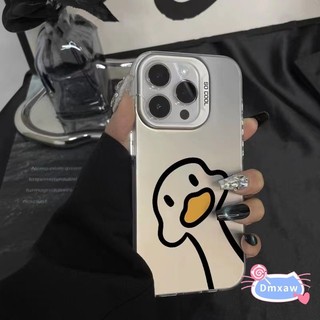 Ốp Vịt Vui Nhộn Cho Xiaomi 15 Pro Redmi Note 14 Pro Plus 4G 5G Turbo 4 3 6A 5A Poco F6 F5 M5 M4 Ốp Điện Thoại Chống Sốc Chống Rơi