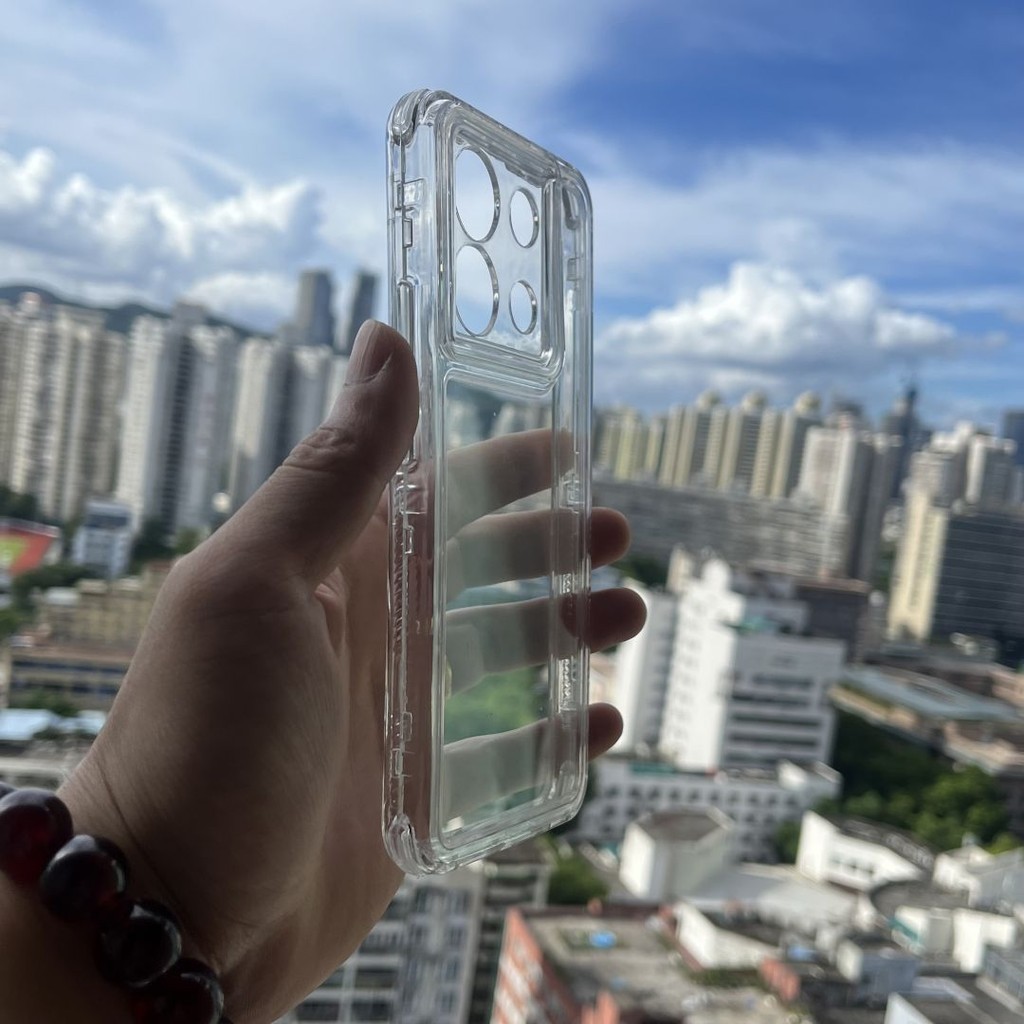 Ốp lưng cứng Acrylic dày 3 trong 1 MỚI cho Redmi Note 14 13 12 PRO Plus 13C 14C Xiaomi POCO X6 X5 M6 PRO 4G 5G Vỏ chống sốc trong suốt
