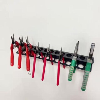 POCKETN 1 Cái Dụng Cụ Sắp Xếp Vít, Giá Để Đồ Tua Vít Treo Tường Bằng Thép, Kìm Đen Chịu Lực Bền Đẹp Người Tổ Chức Giá Đỡ Phần Cứng Dụng Cụ Sắp Xếp