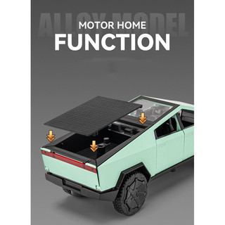 Xe bán tải Tesla mô phỏng đồ chơi mô hình RV hợp kim lớn xe bé trai bộ sưu tập đồ trang trí quà tặng sinh nhật cho trẻ em.