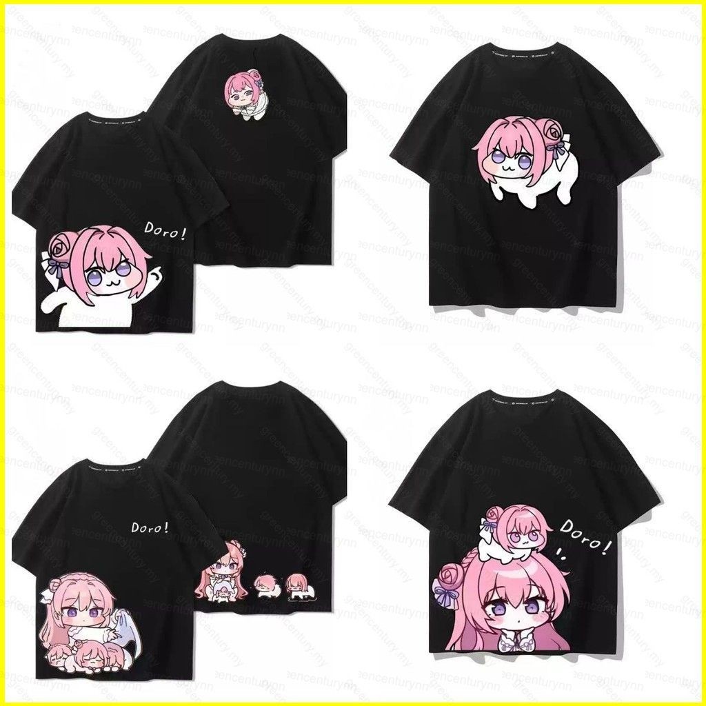 Nikke Nữ thần chiến thắng Doro‌ Áo thun vải Cosplay mùa hè Áo thun ngắn tay Anime
