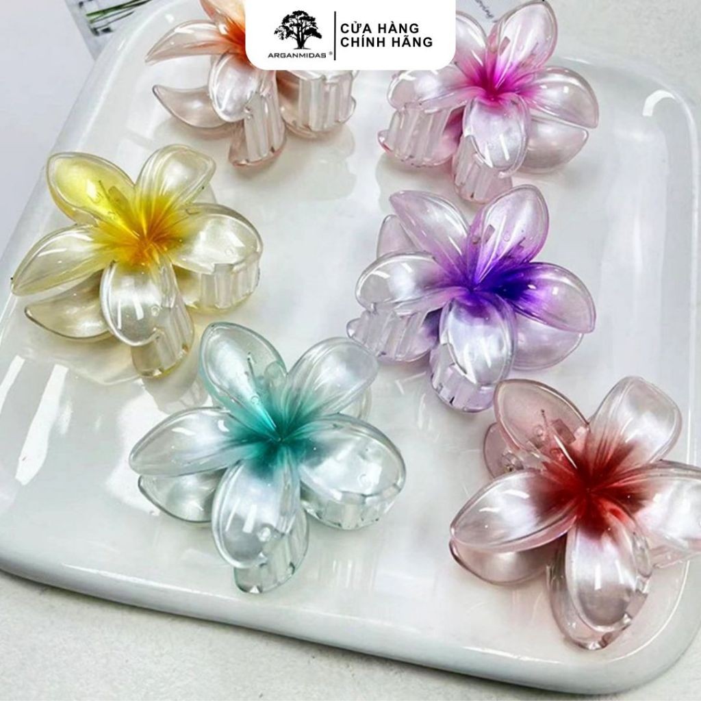 Ảnh Kẹp Tóc Hoa Sứ Arganmidas Nữ Tính (Màu ngẫu nhiên) 1