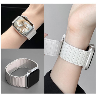 Dây đeo silicon từ tính chống nước Tương thích với iWatch Band Ultra 2 49mm 46mm 42mm 44mm 45mm 41mm 38mm 40mm SE