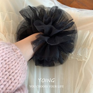 Yoing / đơn giản Phong cách múa ba lê màu hồng buộc tóc ren công chúa Phụ kiện tóc ngọt ngào Phong cách mới