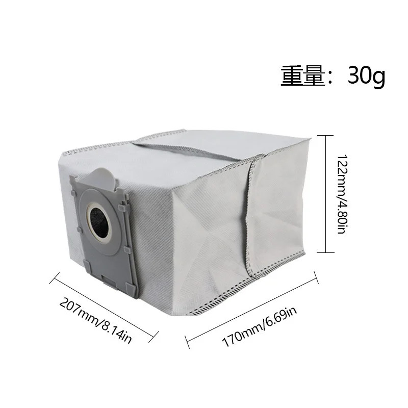 Ecovacs X8 Pro Omni Robot Hút Chân Không Phụ Kiện Chính Bên Bàn Chải Lau Vải Lọc Túi Bụi