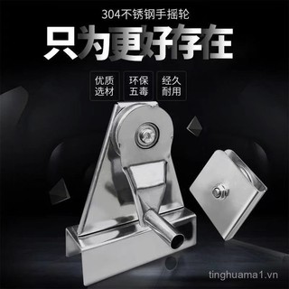 ♔✪Phụ kiện ròng rọc cột cờ bằng thép không gỉ 304, ròng rọc nâng tay quay, dây treo cờ, bánh xe treo đặc biệt, ròng rọc tam giác R3V1