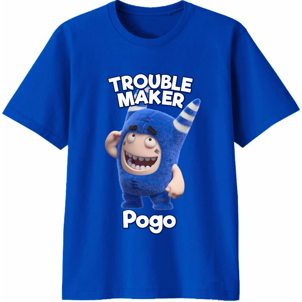 Áo thun trẻ em Oddbods in hình nhân vật hoạt hình dễ thương, thời trang & thoải mái cho trẻ em mặc thường ngày