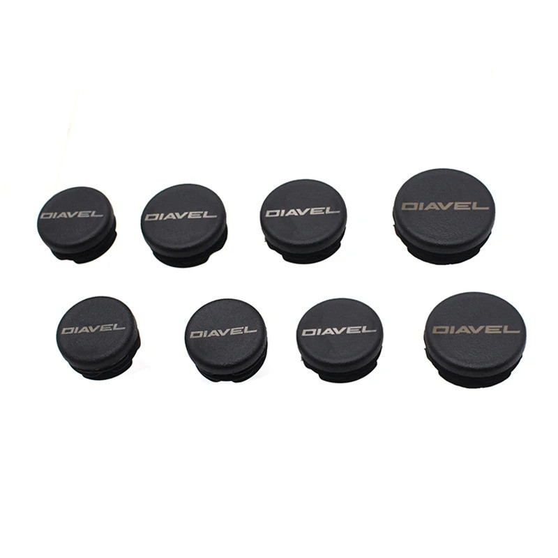 8PC Khung Lỗ Nắp Cắm Trang Trí Khung Nắp Dành Cho Ducati Diavel1200 Diavel 1200 2011-2018 2015 2016 2017 Xe Máy