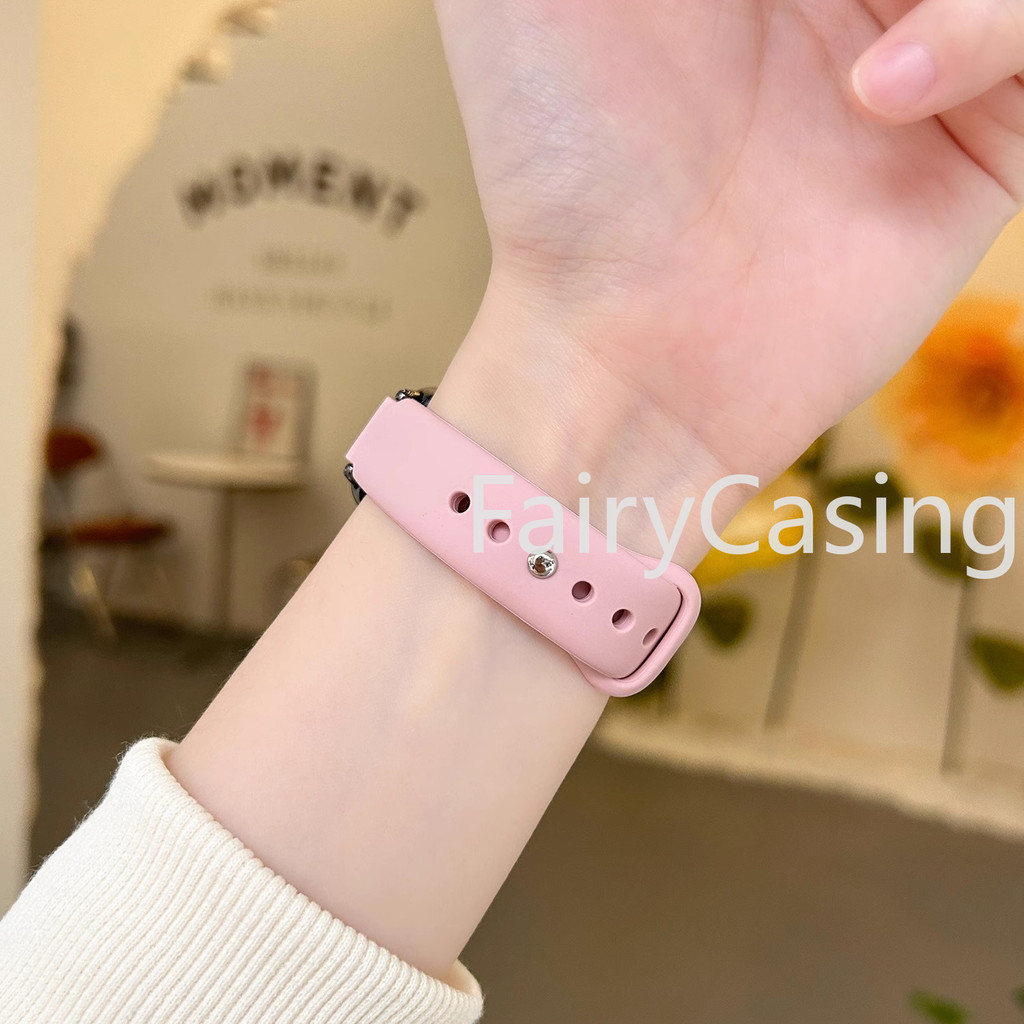 Dây Đeo Silicon Cho Huawei Band 11 Pro 10 9 8 7 6 Vòng Tay Thể Thao Mềm Dây Đeo Tay Cho Honor Band 9 6 Phụ Kiện