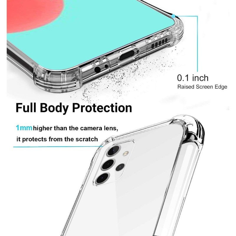 Ốp điện thoại trong suốt chống sốc thời trang cho Samsung ss Galaxy A17 A07 A56 A55 A54 A36 A35 A34 A26 A25 A16 A15 A14 A06 A05 A05s 5G 4G 2025