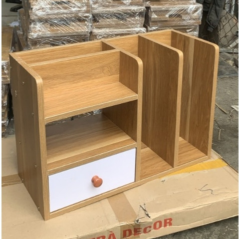 (SỊN) KỆ SÁCH ĐỂ BÀN,KỆ HỒ SƠ VÀ TÀI LIỆU VĂN PHÒNG SIZE 60x17x40cm có tấm hậu chắn sau