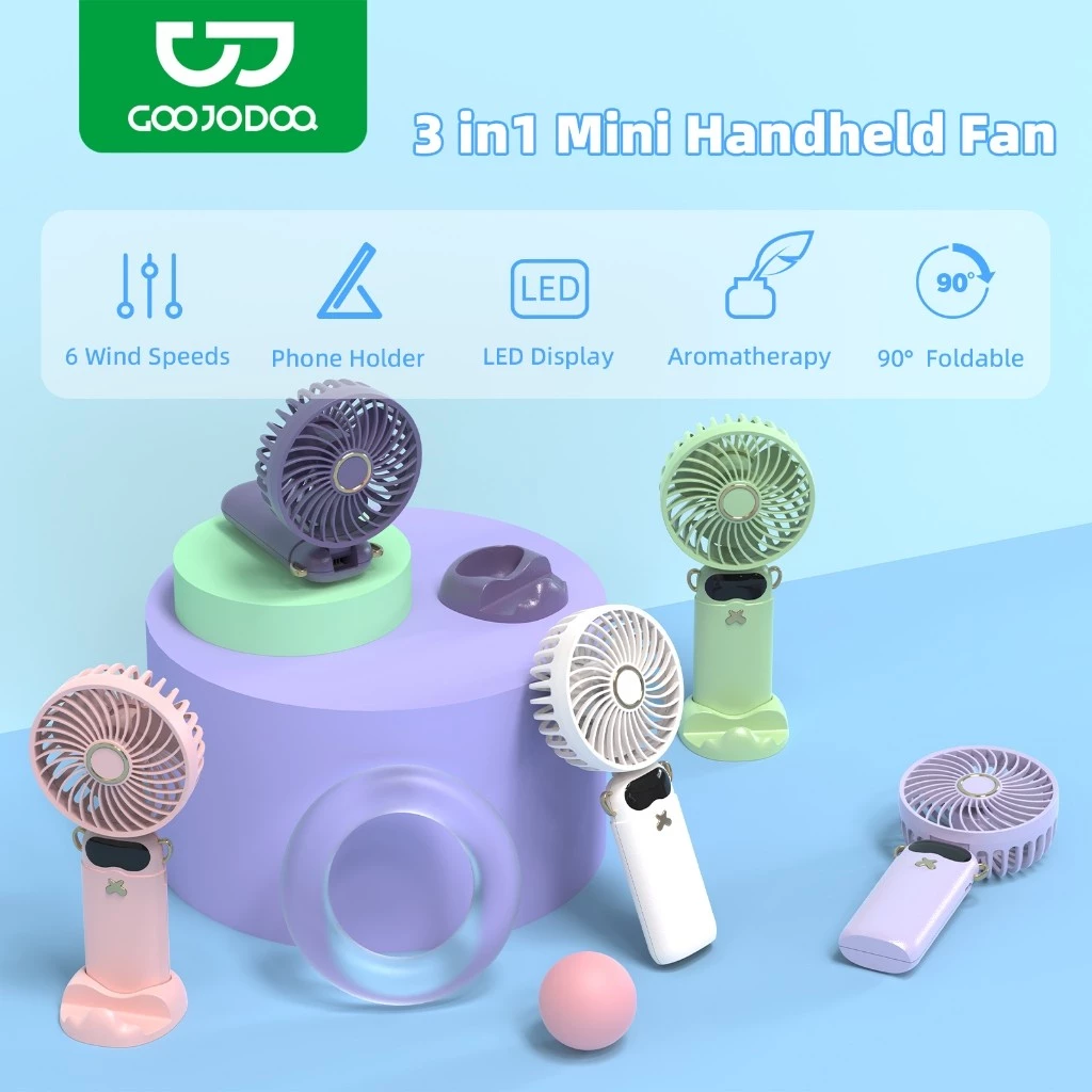 Quạt mini cầm tay GOOJODOQ 1200mAh