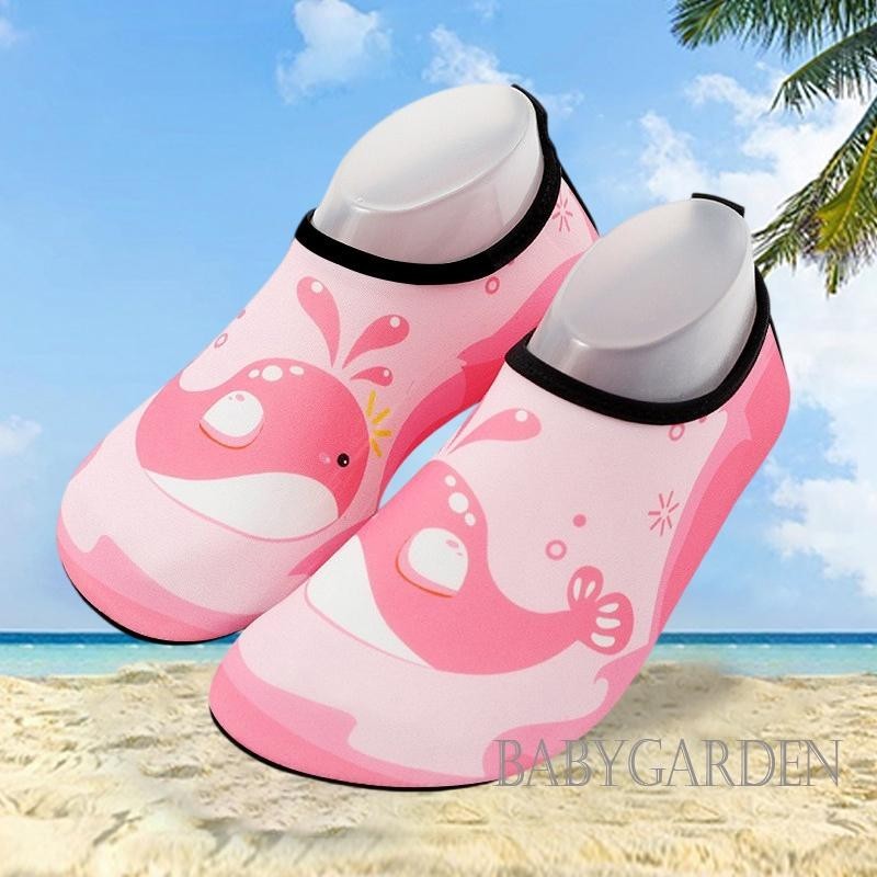 Baga-1-9 tuổi Giày Đi Biển Trẻ Em Nhanh Khô Chống Trơn Trượt Da Nước Chân Trần Thể Thao Tất Giày