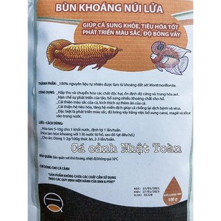 Bùn Khoáng Núi Lửa Acpharno cho cá Rồng sung khỏe tăng độ bóng vẩy 100g