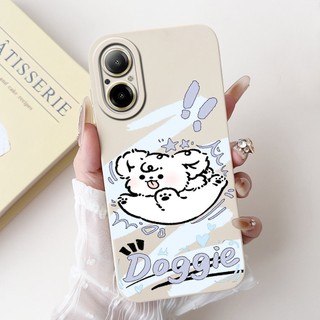 Vỏ Cho Realme C67 Ốp Lưng RMX3890 Thỏ Đáng Yêu Bơ Gấu Trúc Bảo Vệ Camera Vỏ TPU Mềm Cho RealmeC67 C 67 4G