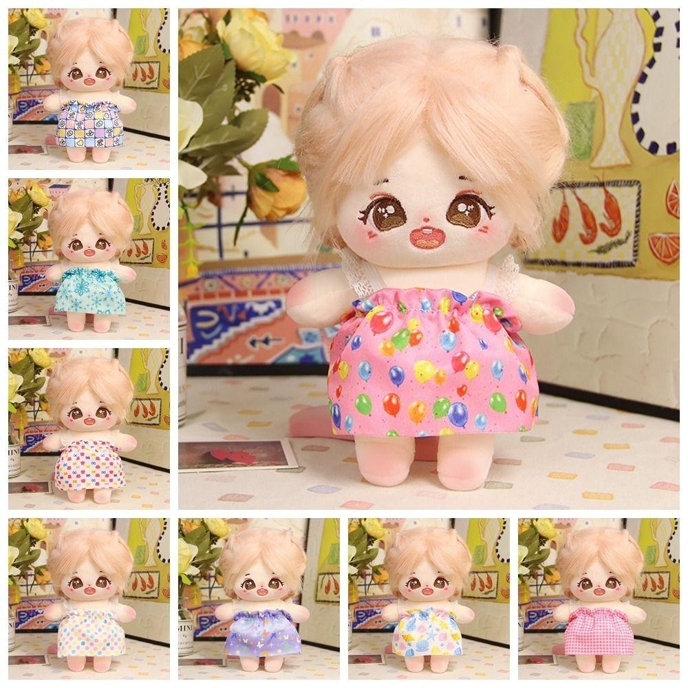 YOLOGO Váy pyjama búp bê 20CM, trang phục thay thế, đầm công chúa mini kèm phụ kiện, quà tặng, đạo cụ chụp ảnh, phụ kiện chơi nhà