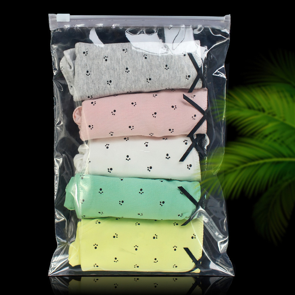 Bộ 5 Túi zip đựng mỹ phẩm, giày dép, Đồ du lịch đủ Size chống thấm nước