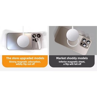 Ốp Cứng Từ Tính Cho iPhone 15 PRO MAX 14 PRO MAX 13 12 11 PRO 15 Plus Chống Rơi Với Ống Kính Máy Ảnh Bảo Vệ Sạc Không Dây Vỏ Chống Sốc Mờ
