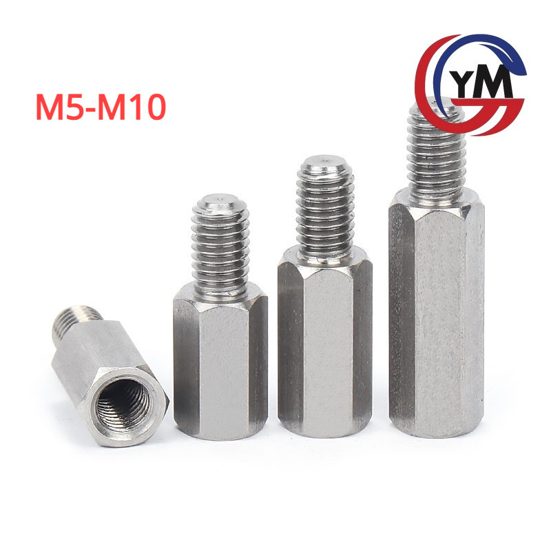 [Ymh1] M5-M10 Trụ inox ，chân inox Đực Cái, Cái Cái,Cọc inox đỡ Ốc inox ...