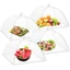 Vỏ bọc thực phẩm bằng lưới YUJINI, chống bay có thể gập lại Pop Up Fine Fly, Tấm che bụi Bảo vệ lều thực phẩm gia dụng 12 / 14 / 17 / 18 Inch cho các bữa tiệc ngoài trời BBQ
