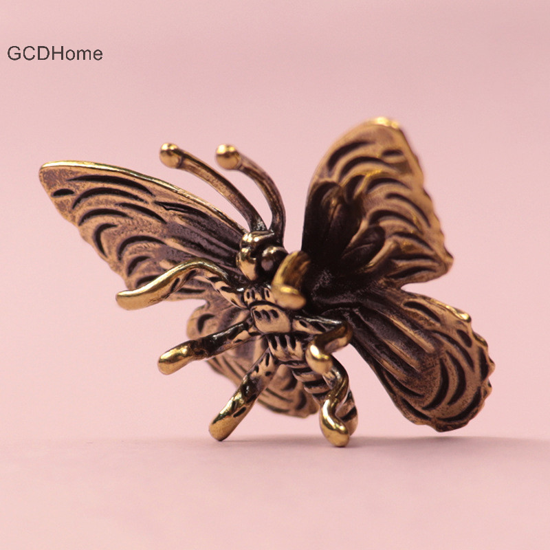 Gcdhome Đồng Nguyên Chất Tượng Thu Nhỏ Để Bàn Trang Trí Cổ Đồng Côn Trùng Tượng Trang Trí Nhà Cửa Thủ Công HOT Phụ Kiện