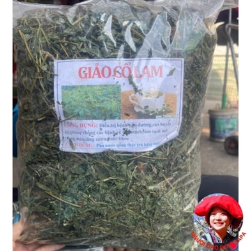 Trà giảo cổ lam khô loại 1. Giảo cổ lam 5 lá, 7 lá giúp giảm cân, giảm mỡ bụng, hỗ trợ mỡ máu, huyết áp cao