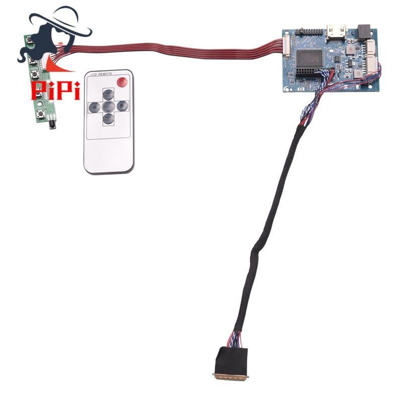 Scheda Controller LCD Per Pannello 15.6 Pollici 1366x768 - Compatibile Con B156XW02, LP156WH2, LTN156AT17, Con Cavo 40 Pin E Telecomando