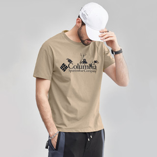 Bán Hot Columbia Áo Thun Nam 100% Cotton, Thiết Kế Thoáng Khí, Phù Hợp Cho Hoạt Động Ngoài Trời