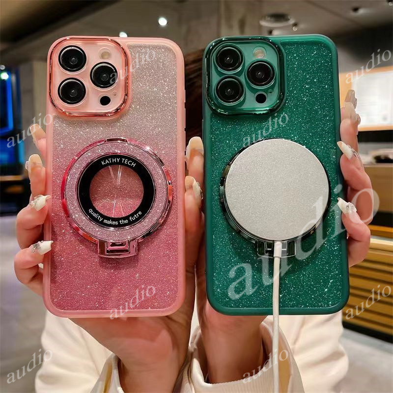 Realme C75 C75x 4G Long lanh Bling Giá đỡ từ tính Ốp điện thoại cho Realme C75 C 75 75C RealmeC75 4G 2024 Phim bảo vệ Camera ống kính toàn bộ Vỏ điện thoại lấp lánh có giá đỡ vòng đeo tay
