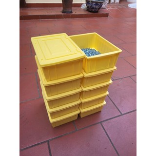 Thùng Nhựa lưu trữ hộp nhựa  Khay nhựa đa năng có nắp đựng ốc vít, nuôi cá, linh kiện phụ kiện...