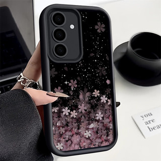 Ốp Silicon Hoa Anh Đào Cho Samsung Galaxy S24 S23 S22 Ultra Plus S21 S23 FE Vỏ Điện Thoại TPU Mềm