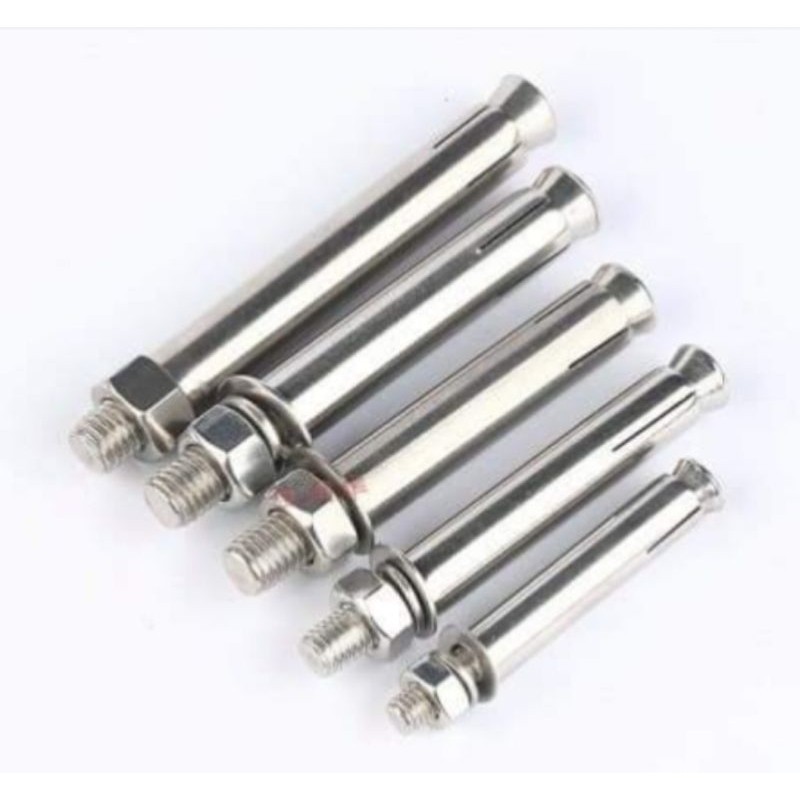 tacke inox bulong nở inox phi 10 dài 8. 10×8. 10×10. phi 8×8. phi 8×6 ...