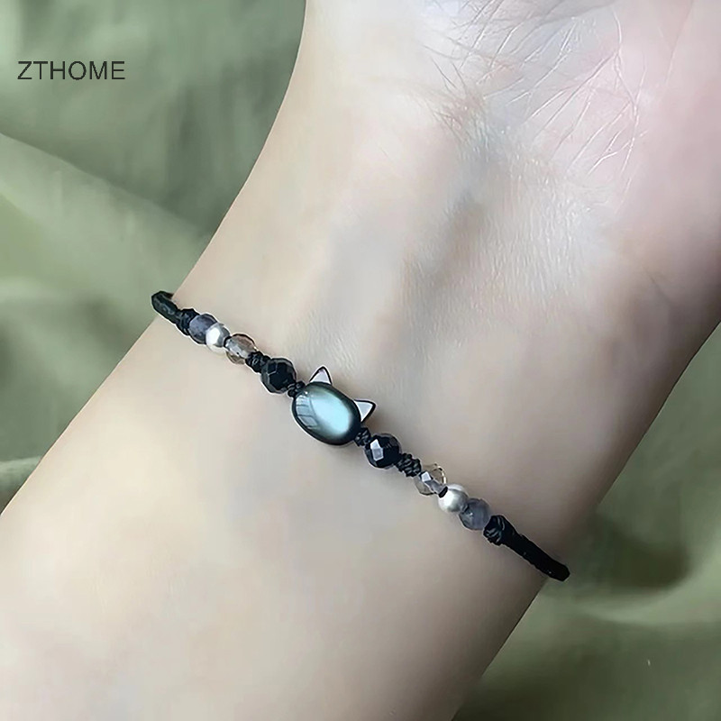 Zthome Handmade Dễ Thương Vòng Tay Túi Đôi Phong Cách Độc Đáo Vòng Tay Dây Cho Nữ Tinh Tế Đính Hạt Vòng Tay Dệt HOT Quà Tặng Phụ Kiện