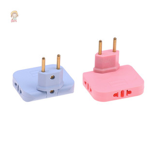 Twe Có Thể Điều Chỉnh 3 Trong 1 EU Cắm Nối Dài Bộ Chuyển Đổi Điện Xoay 180 Độ VN