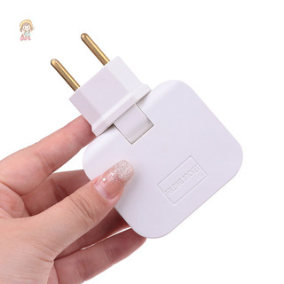 Twe Có Thể Điều Chỉnh 3 Trong 1 EU Cắm Nối Dài Bộ Chuyển Đổi Điện Xoay 180 Độ VN