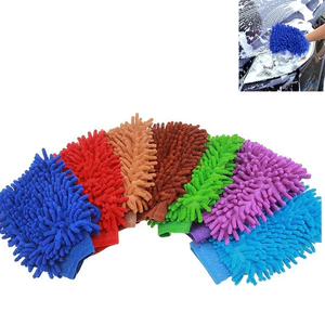 găng tay rửa xe sợi microfiber chuyên dùng lau rửa xe hơi,xe máy ô tô vệ sinh nhà cửa SUNND