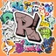 Set 50 Sticker Chữ Graffiti – Decal Trang Trí Đa Năng | Chống Nước | Dán Vali, Laptop, Tủ Lạnh