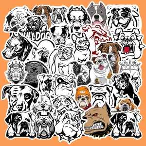 Set 50 Sticker Chó Mặt Xệ – Decal Trang Trí Đa Năng | Chống Nước | Dán Vali, Laptop, Tủ Lạnh