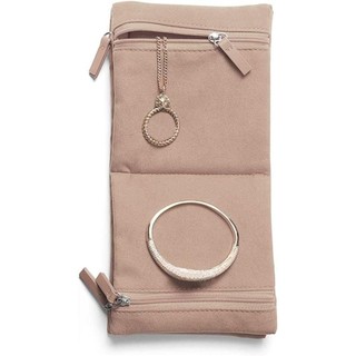 Bộ sắp xếp trang sức ITRUMPET, Nhung có khóa kéo Sách lưu trữ trang sức, Thiết kế sách mềm chất lượng cao Túi lưu trữ có thể gập lại cho nhẫn / Vòng cổ / Bông tai