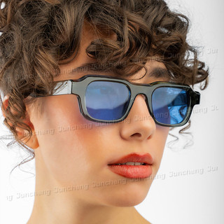 Kính râm gọng nhỏ thời trang Retro dành cho nam và nữ Kính râm che nắng vuông Unisex