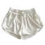 PCF * Nữ Ice Silk Ribbed Vải Dây Rút Quần ngắn ống rộng Eo Lounge Mùa Hè Quần Short Mồ Hôi Có Túi