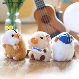 Srvn Hoạt Hình Hamster Sang Trọng Móc Khóa Thú Nhồi Bông Dễ Thương Búp Bê Xe Móc Khóa Túi Mặt Dây Chuyền Ba Lô Quà Tặng Trang Trí.