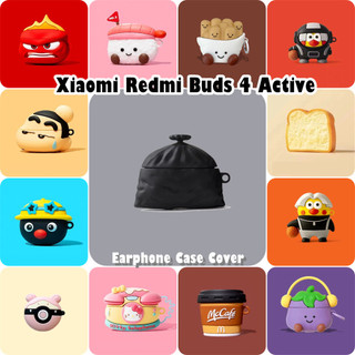【 imamura 】 Dành Cho Xiaomi Redmi Buds 4 Vỏ Hoạt Động Vỏ Silicon Mềm Vỏ Tai Nghe Niche Hoạt Hình NO.1